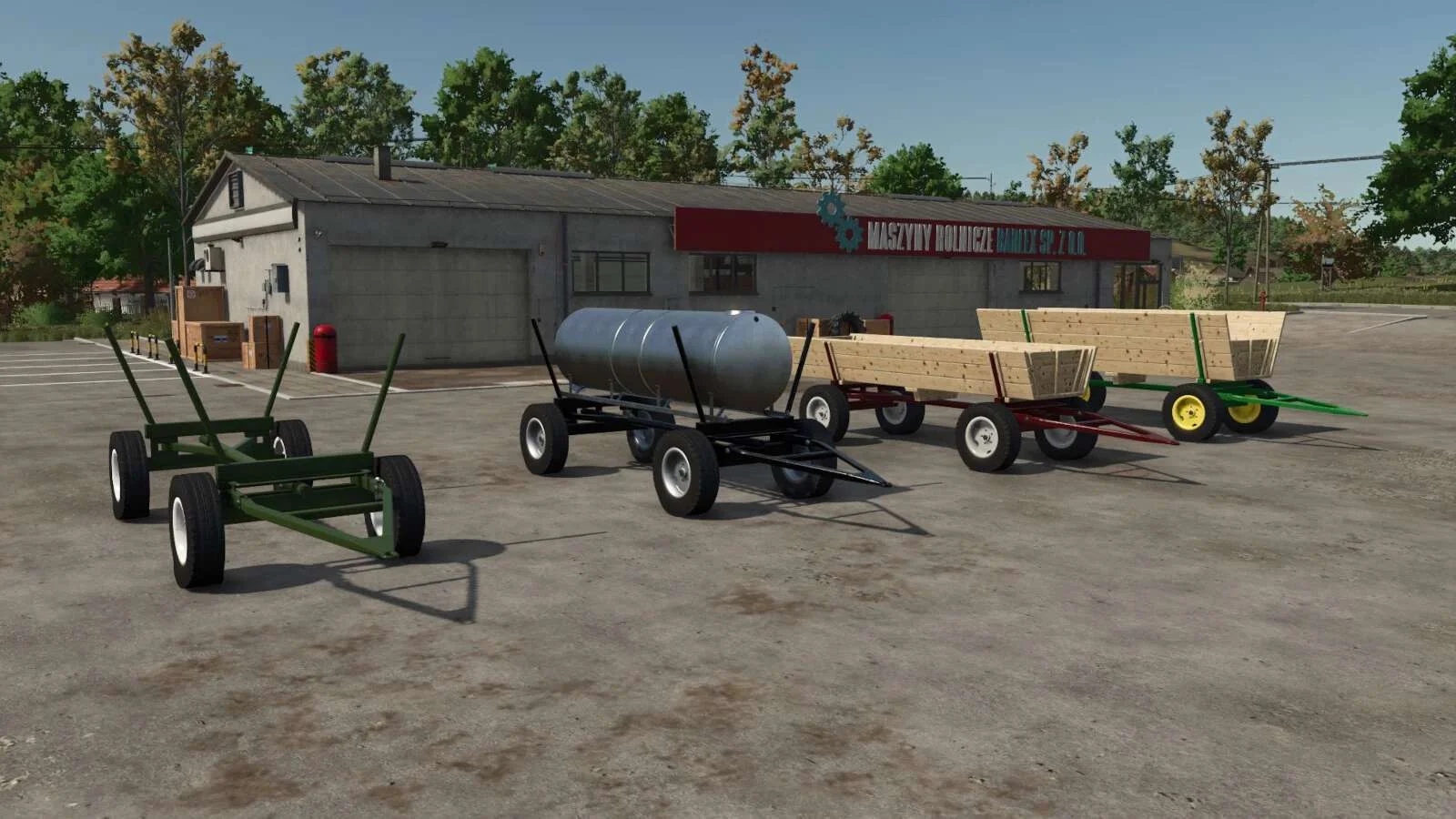 FS25 Old Wooden Wagon v1.1 Trailers Mod FS25 Mod Free Download
