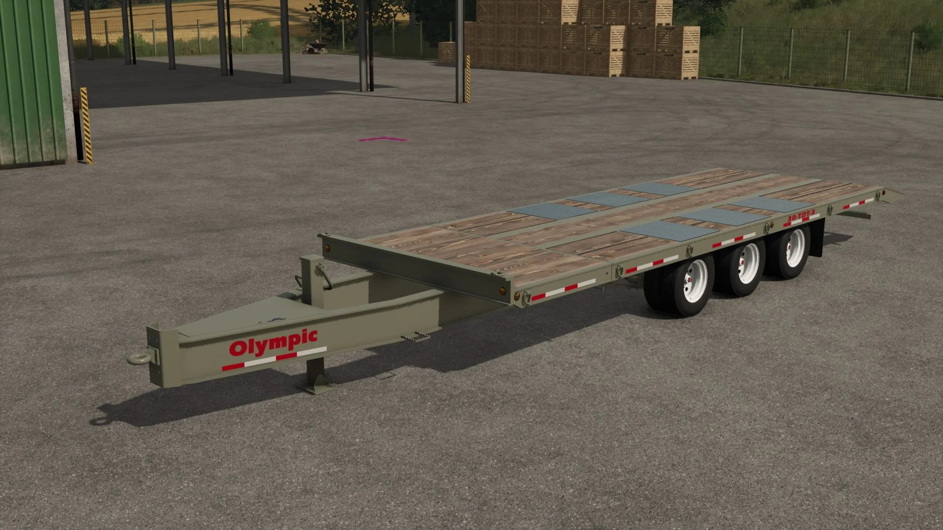 FS25 Olympic TDT-3 V1.0 Trailers Mod FS25 Mod Free Download