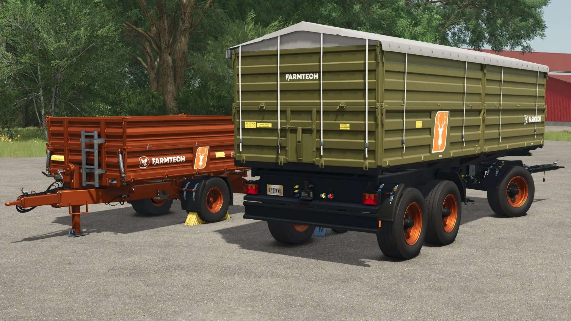 FS25 Pack Farmtech EDK650/DDK 2400 Edit V1.0 Trailers Mod FS25 Mod Free Download
