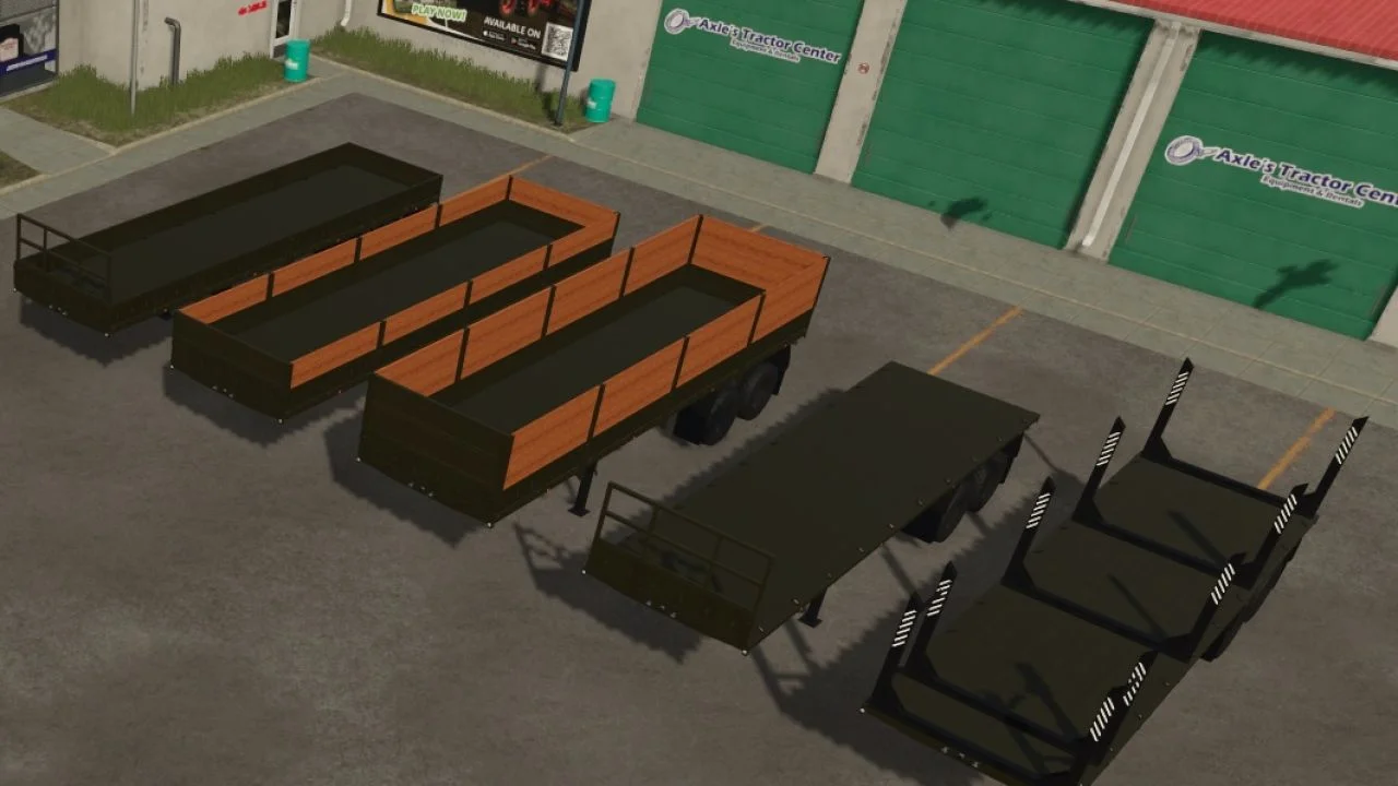 FS25 Pack of ODAZ trailers V1.0.0.1 FS25 Mod Free Download