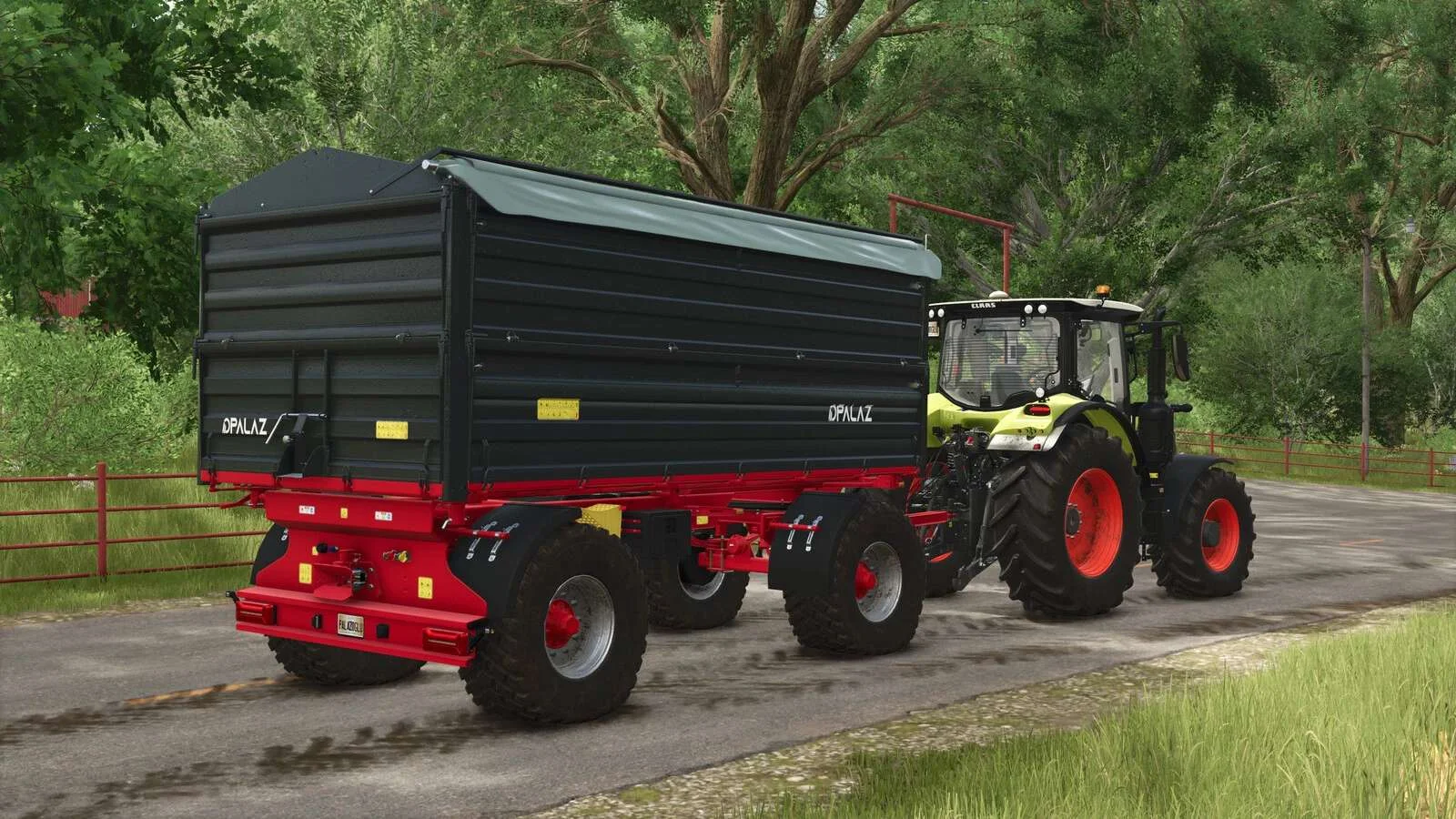 FS25 Palaz RD2U 18B Trailer v1.0 Trailers Mod FS25 Mod Free Download