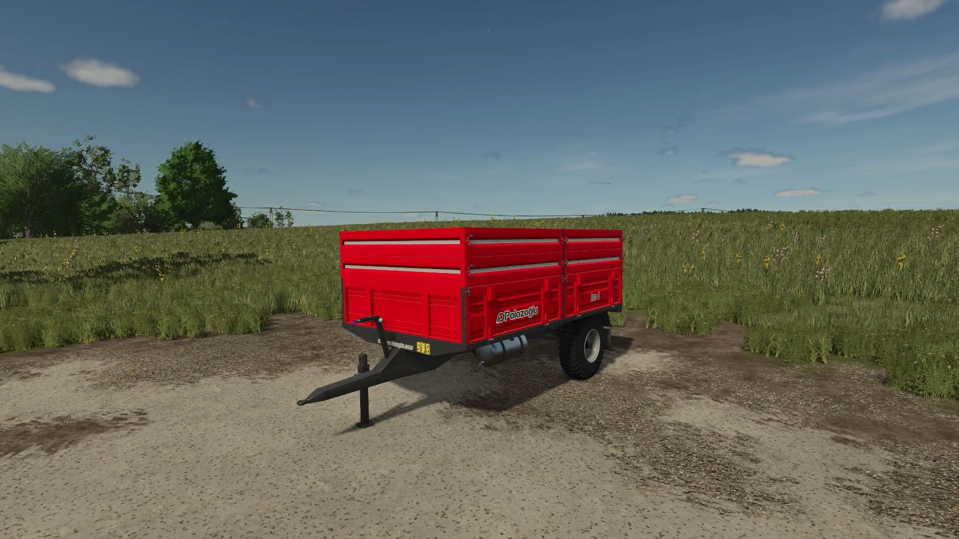 FS25 Palazoglu Agricultural Trailer V1.0 Trailers Mod FS25 Mod Free Download