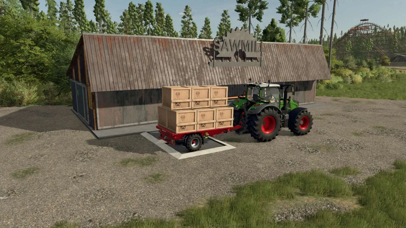 FS25 Pallet Silo With Autoload Trailers v1.1 FS25 Mod Free Download
