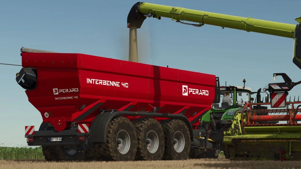 FS25 Perard Interbenne 40 V1.0 Trailers Mod FS25 Mod Free Download