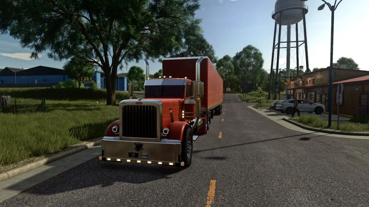 FS25 Peterbilt 389 / Manac 53 Van Edit V1.0 Trailers Mod FS25 Mod Free Download