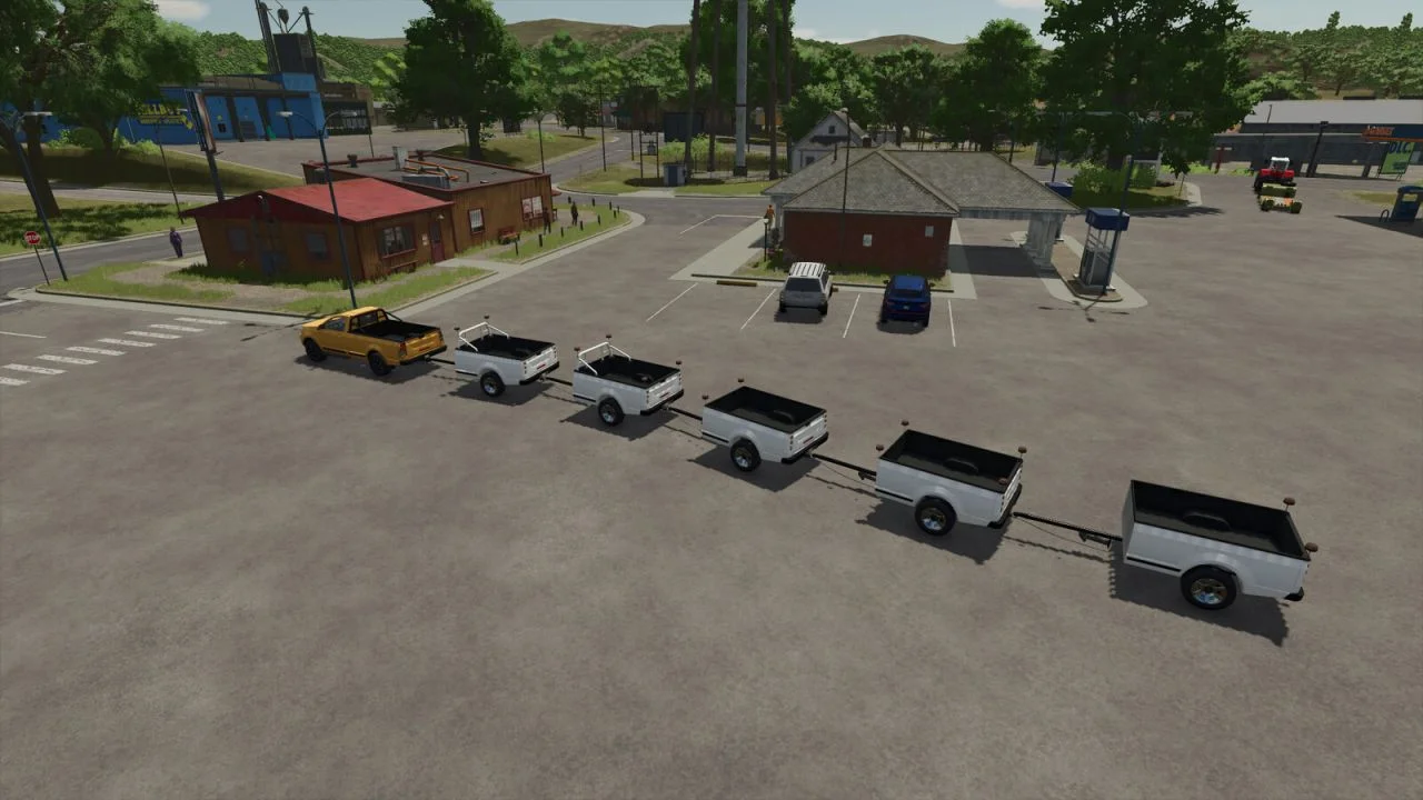 FS25 PickUp Trailer V1.1 Trailers Mod FS25 Mod Free Download
