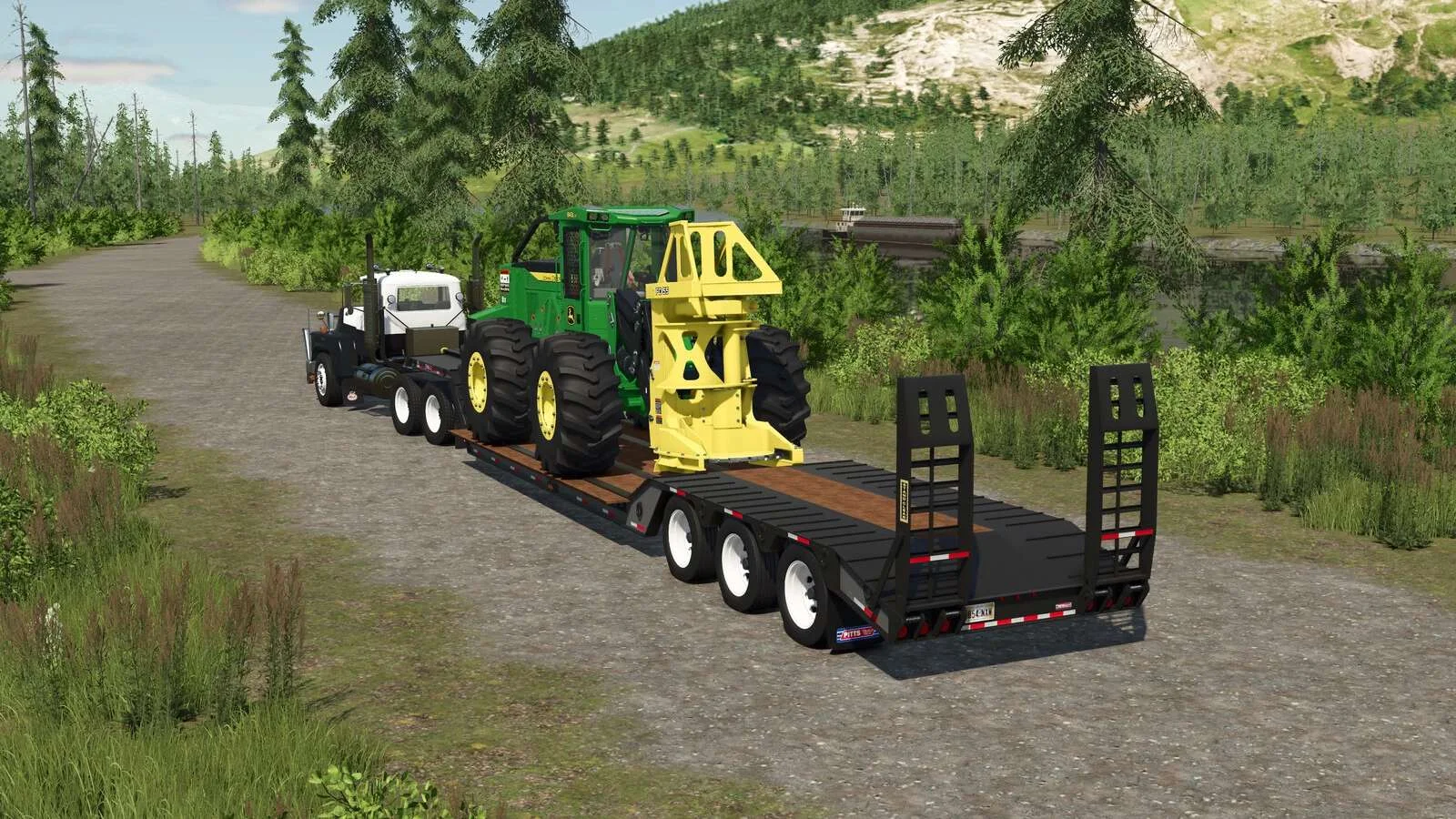 FS25 Pitts LB51-26 Trailer v1.0 Trailers Mod FS25 Mod Free Download