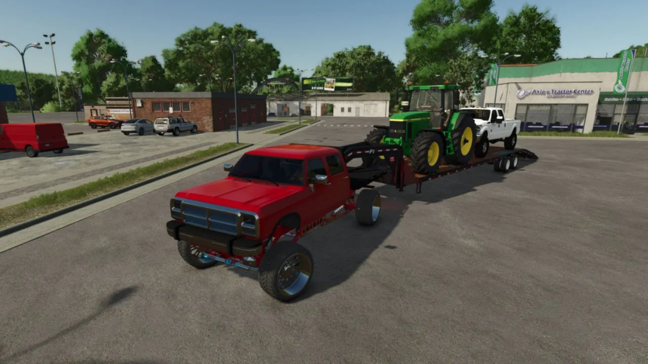 FS25 PJ 40FT FlatDeck Trailer V1.0 Trailers Mod FS25 Mod Free Download