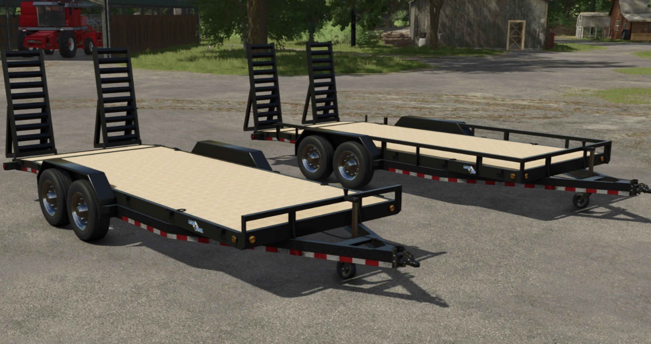 FS25 PJ Skid Steer Trailer V1.0 Trailers Mod FS25 Mod Free Download