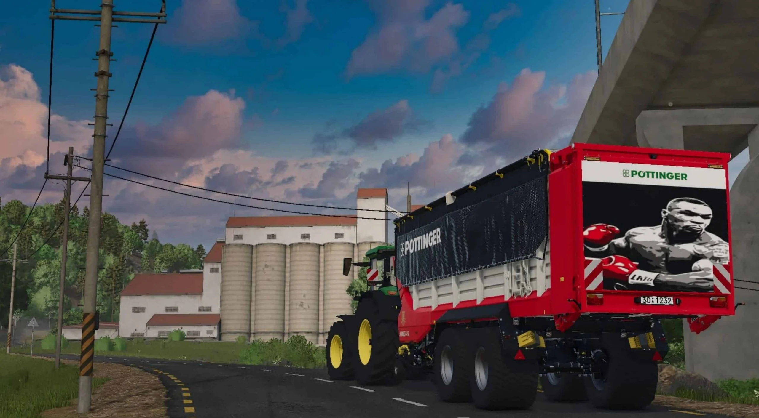FS25 Poettinger Jumbo 8450DB Iron Mike Edition v1.0 Trailers Mod FS25 Mod Free Download
