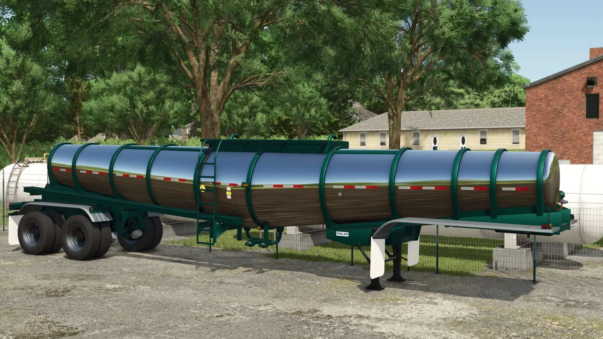 FS25 Polar Deep Drop Tanker v1.0 Trailers Mod FS25 Mod Free Download