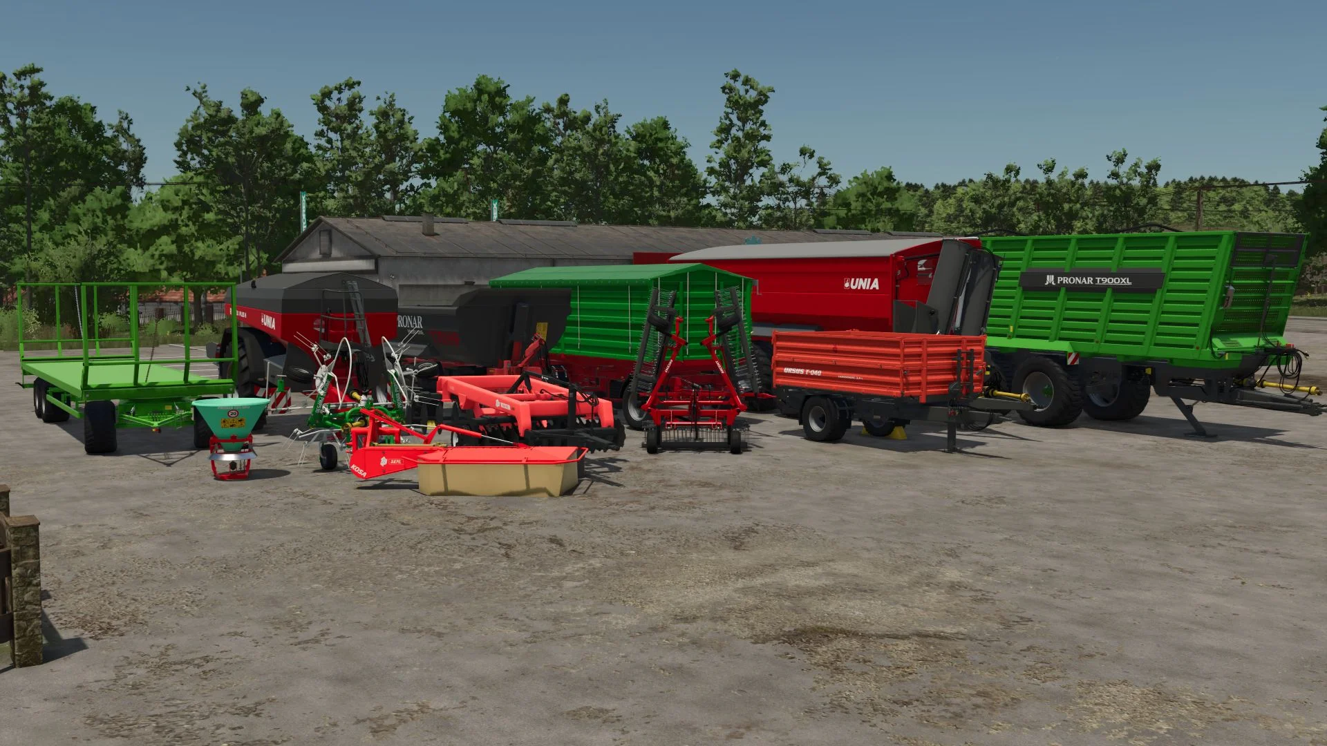 FS25 Polish Machinery Pack V1.0 Trailers Mod FS25 Mod Free Download