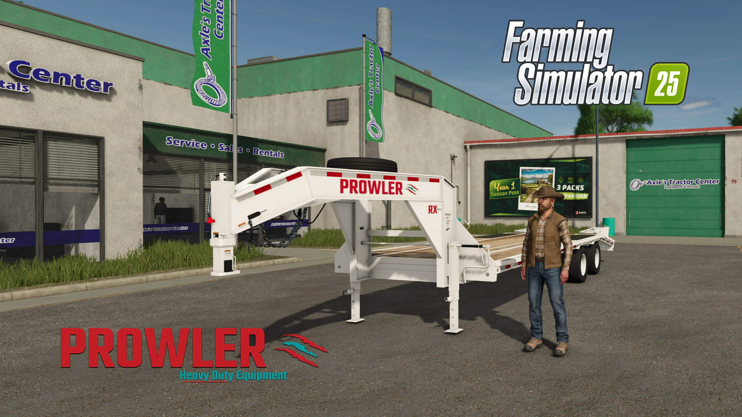 FS25 Prowler Gooseneck Trailer v1.0 Trailers Mod FS25 Mod Free Download