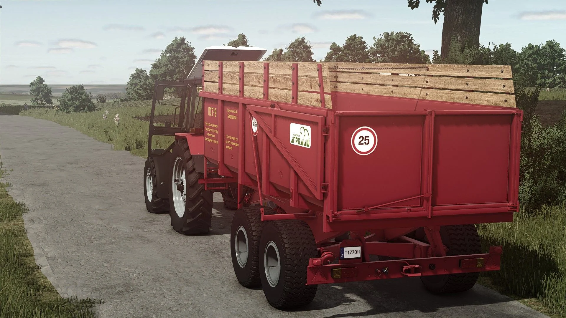 FS25 Pst-9 V1.0 Trailers Mod FS25 Mod Free Download