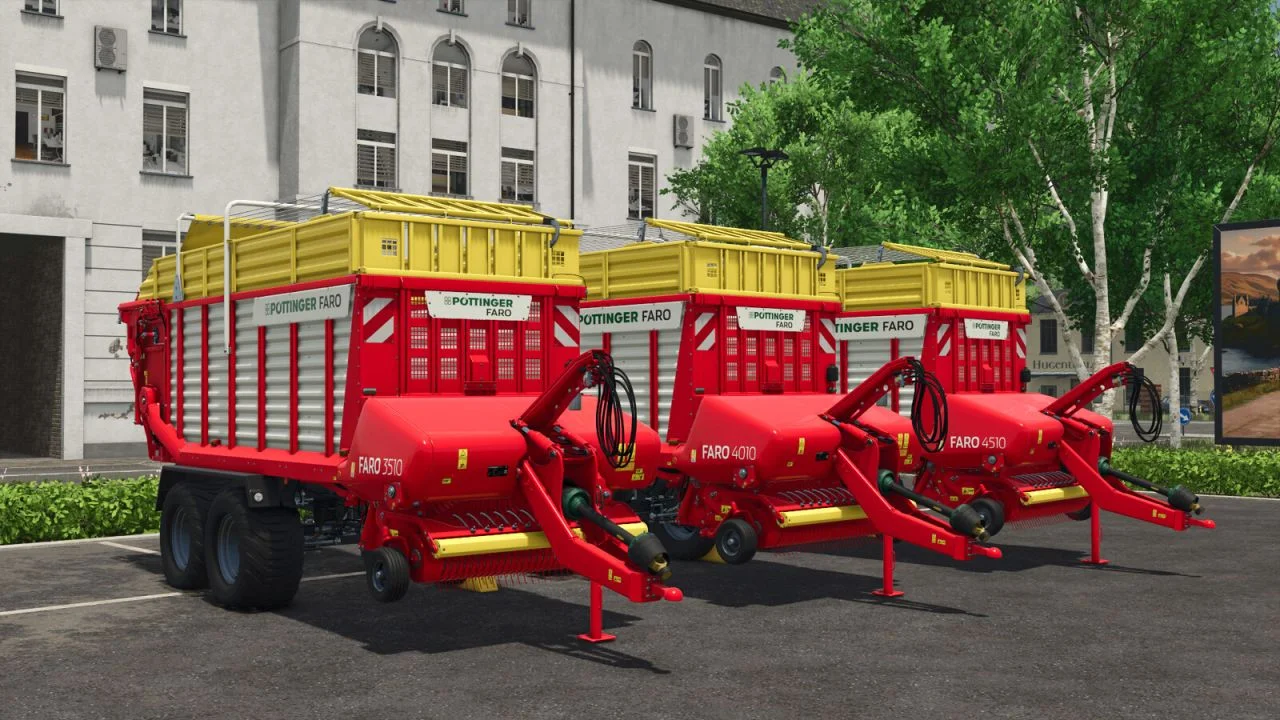 FS25 Pöttinger FARO Pack V1.0 Trailers Mod FS25 Mod Free Download