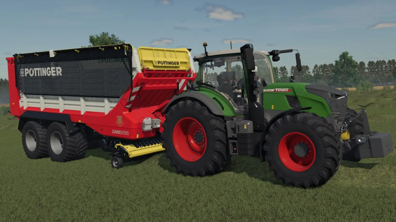 FS25 Pöttinger Jumbo 8380 DB V1.0 Trailers Mod FS25 Mod Free Download