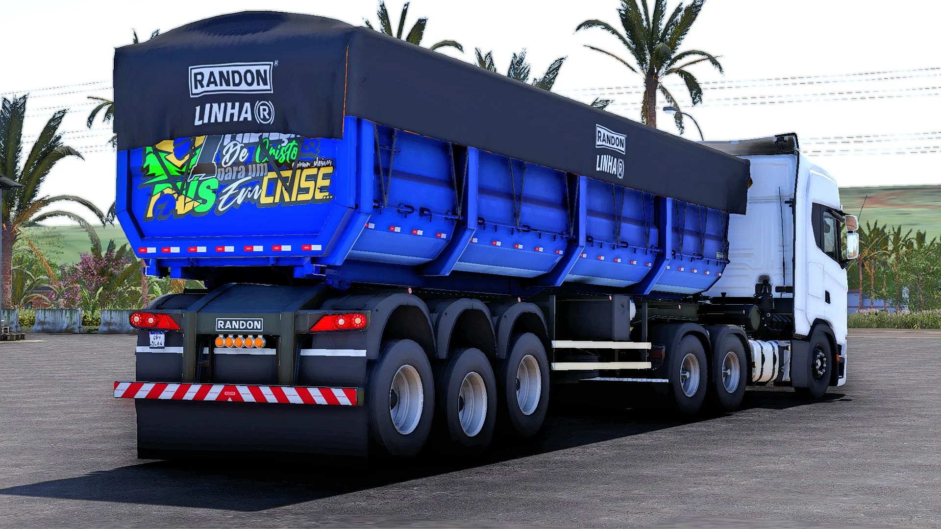 FS25 Randon Basculante V1.0 Trailers Mod FS25 Mod Free Download