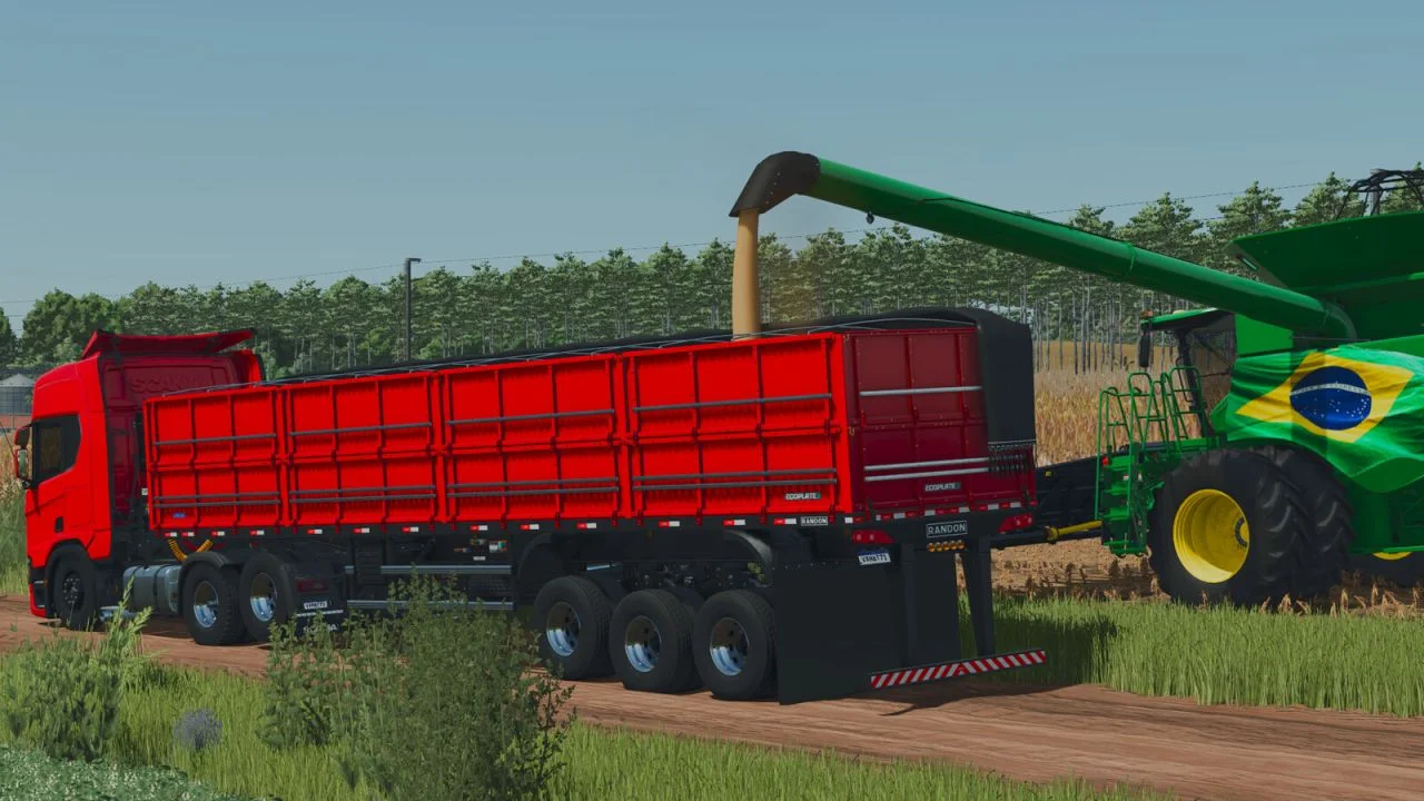 FS25 Randon Bulk Carrier LS V1.0 Trailers Mod FS25 Mod Free Download