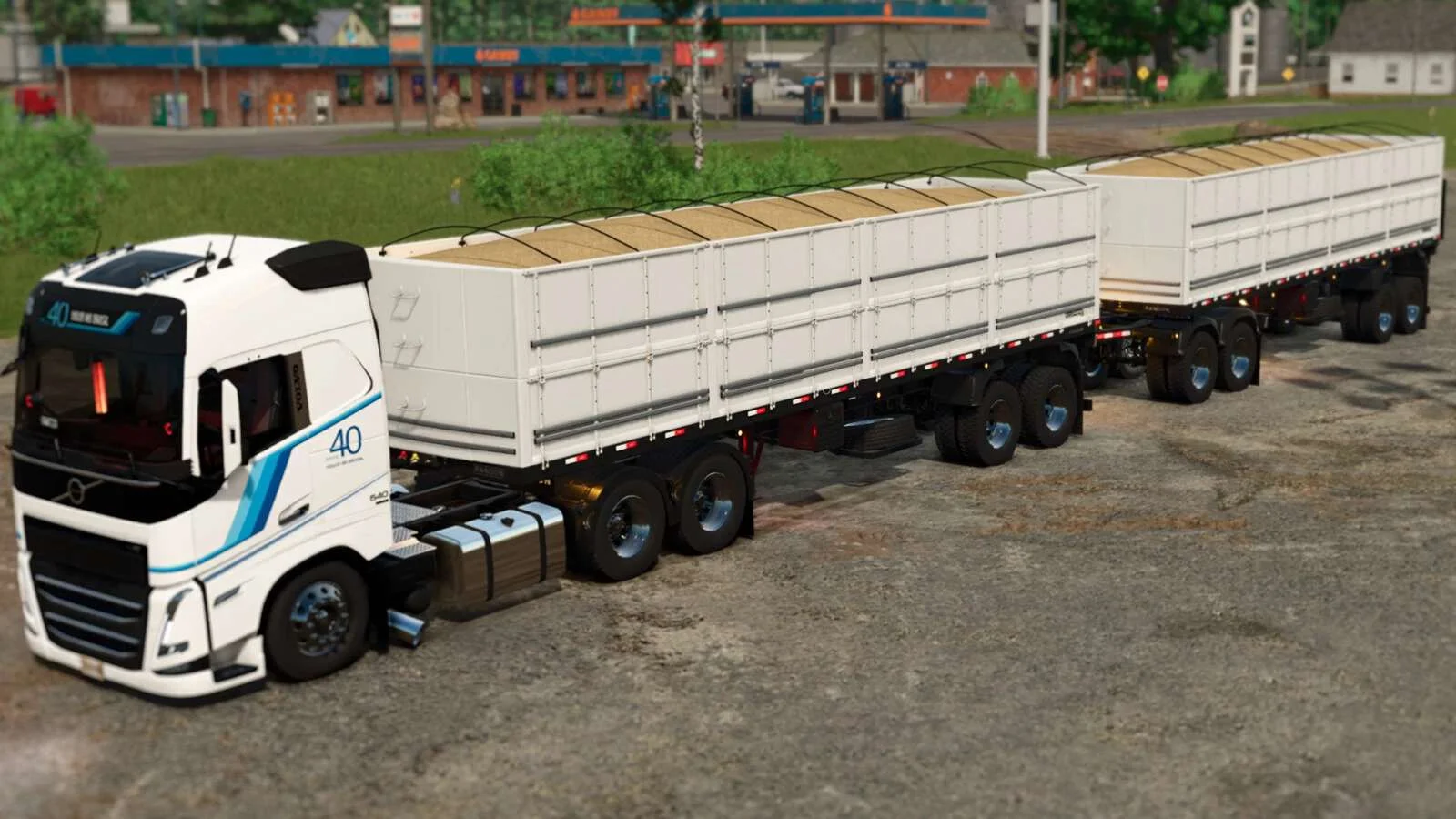 FS25 Randon Bulk Roadtrain v1.1 Trailers Mod FS25 Mod Free Download