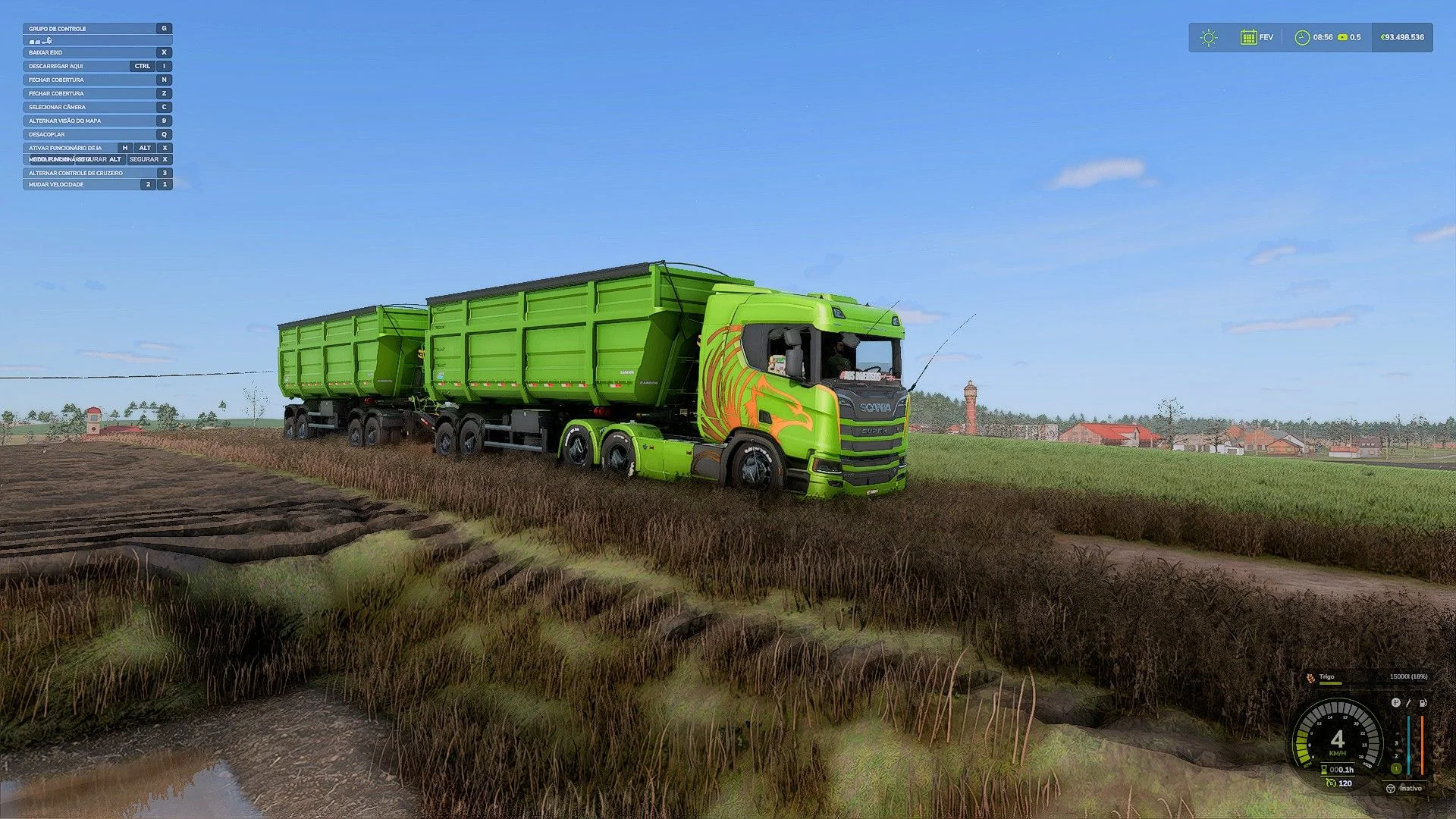 FS25 Randon Dumper Rodotrem v1.0 Trailers Mod FS25 Mod Free Download