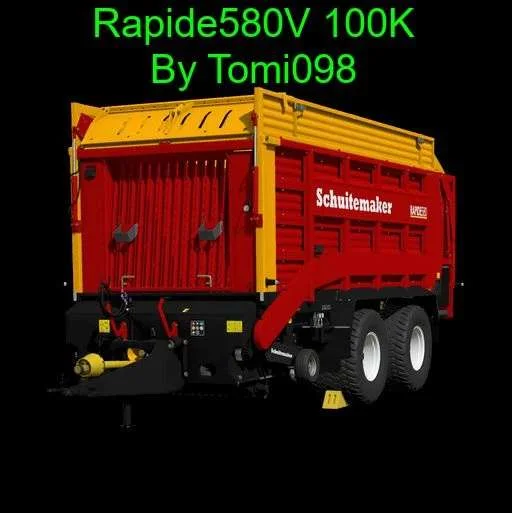 FS25 Rapide580V 100K v2.0 Trailers Mod FS25 Mod Free Download