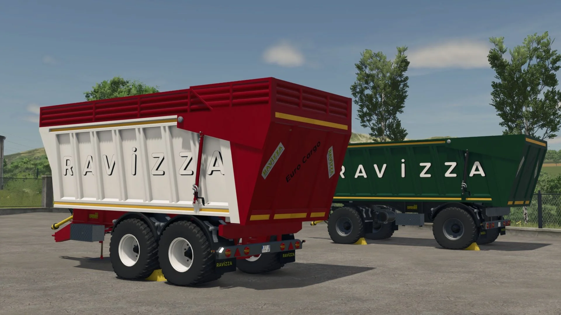 FS25 Ravizza Eurocargo V1.0 Trailers Mod FS25 Mod Free Download
