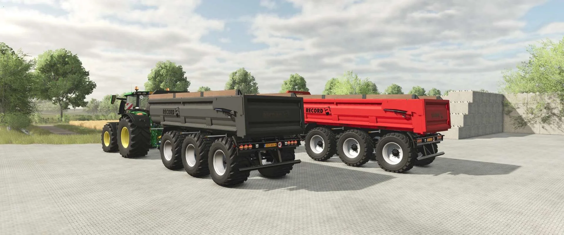 FS25 Record dumper v1.0 Trailers Mod FS25 Mod Free Download