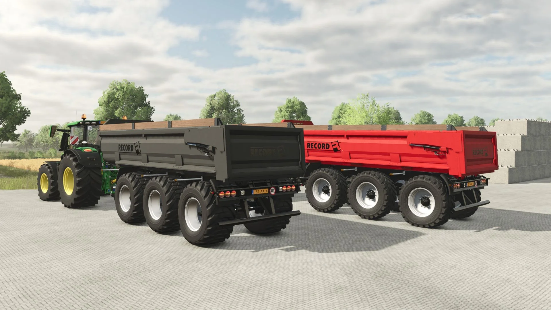 FS25 Record TPN 30 V1.0 Trailers Mod FS25 Mod Free Download