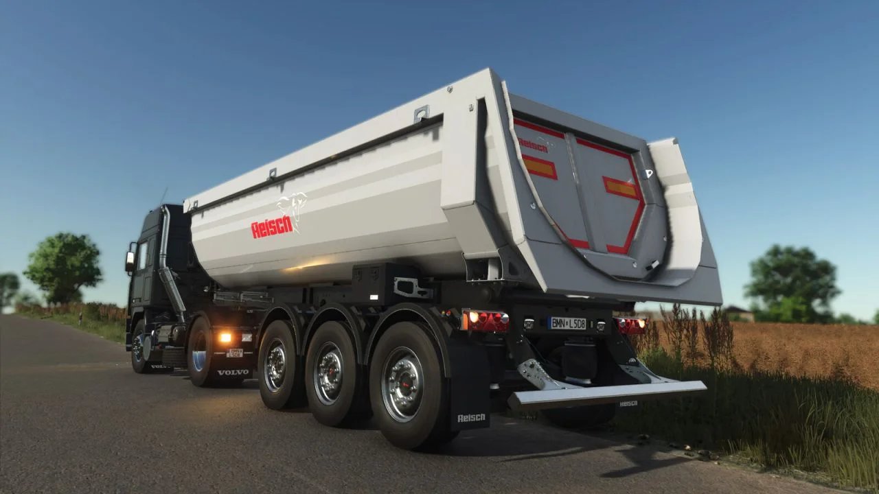 FS25 Reisch Steel Pipe V1.0 Trailers Mod FS25 Mod Free Download