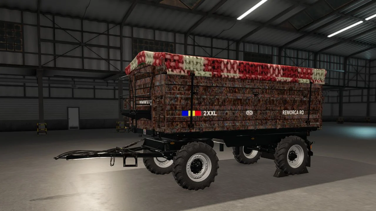 FS25 Remorca RO V1.0 Trailers Mod FS25 Mod Free Download