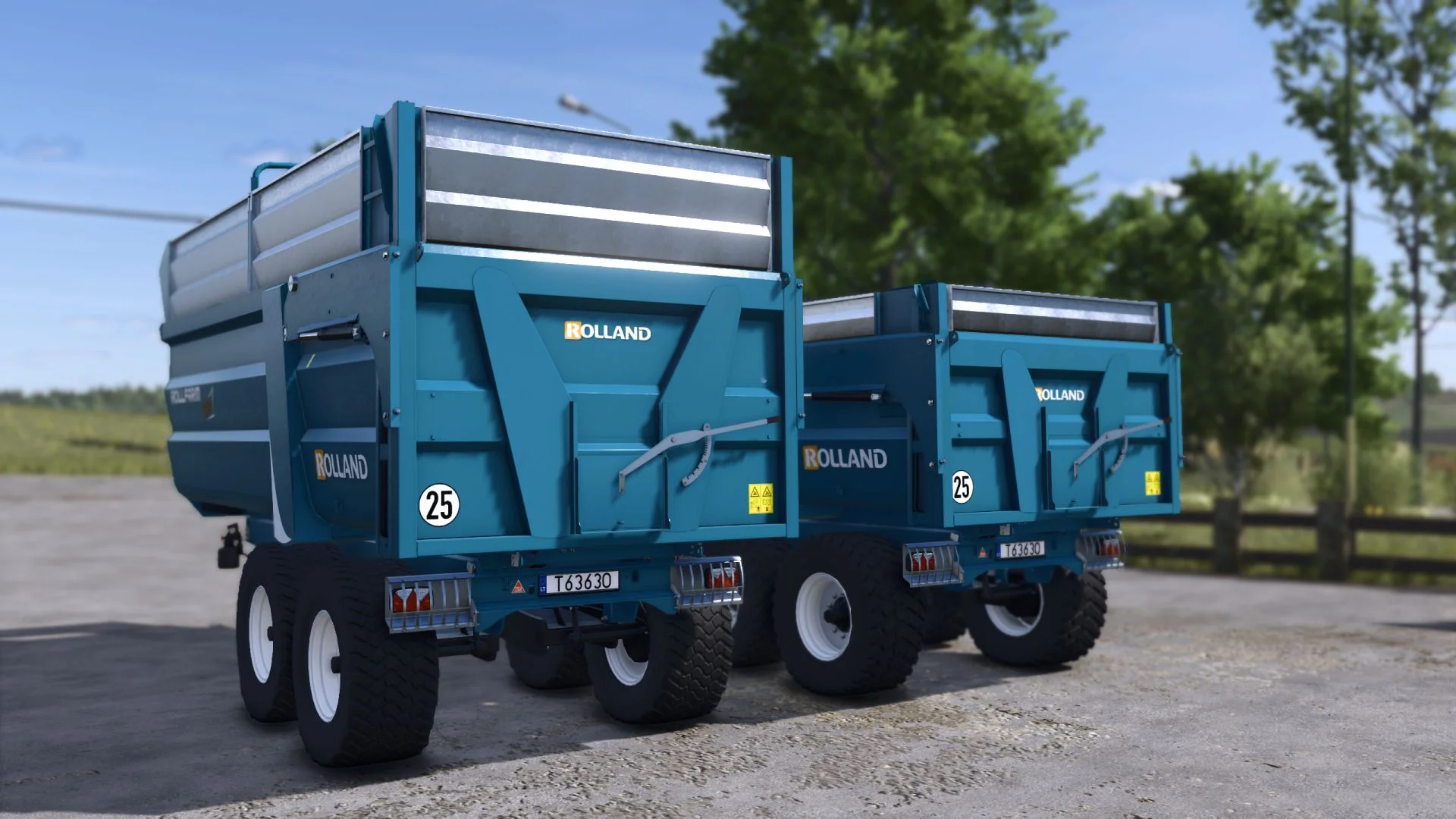 FS25 Rolland Rollfarm 5830 Pack V1.0 Trailers Mod FS25 Mod Free Download