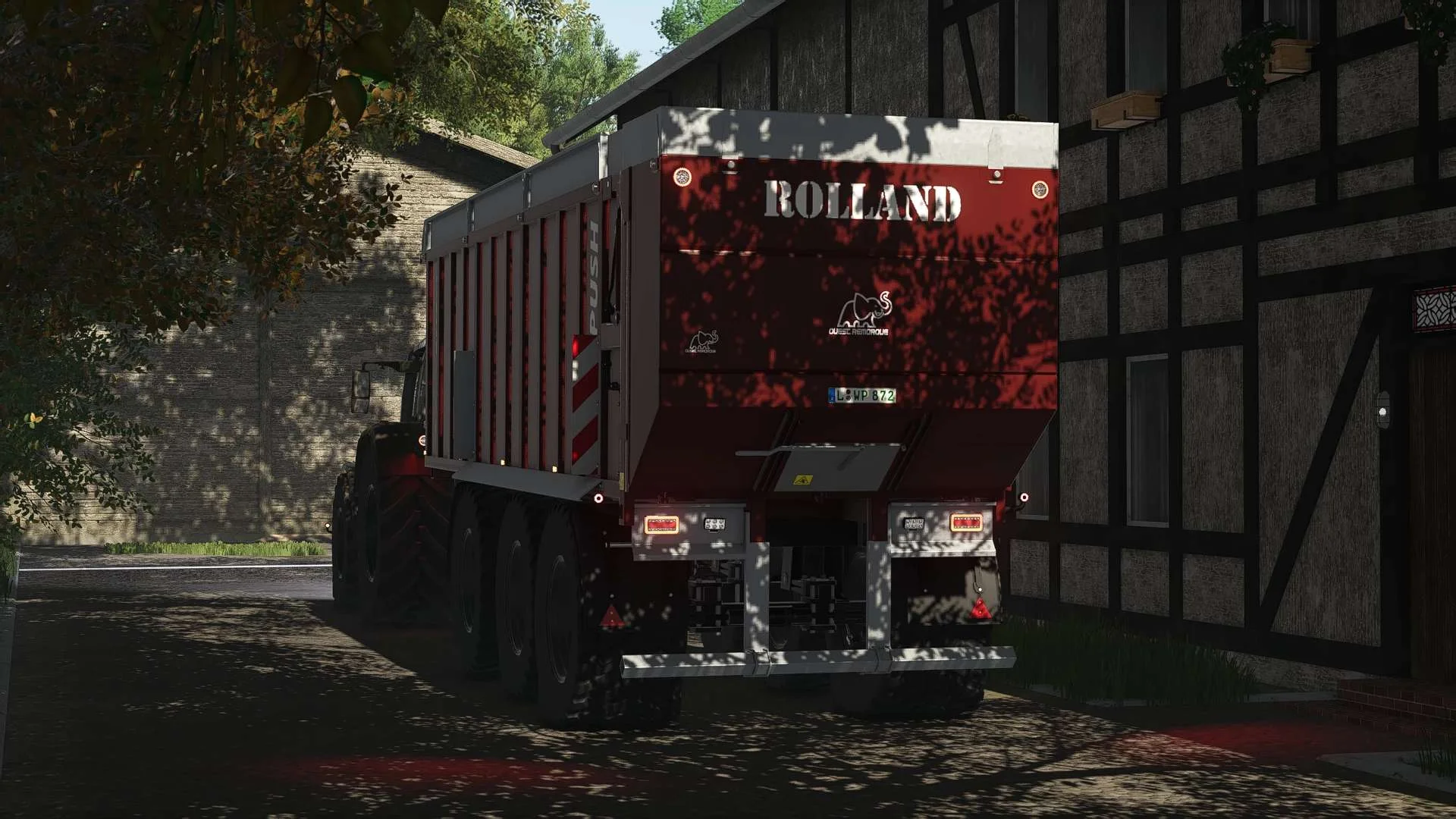 FS25 Rolland Trailer v1.0 Trailers Mod FS25 Mod Free Download