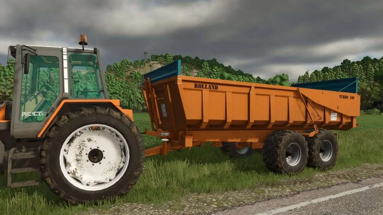 FS25 Rolland Turbo 160 v1.1 Trailers Mod FS25 Mod Free Download