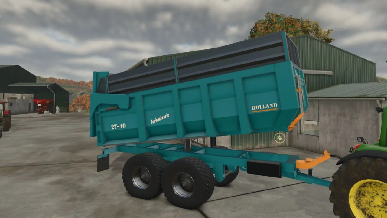 FS25 Rolland Turboclassic 27-40 V1.1 Trailers Mod FS25 Mod Free Download
