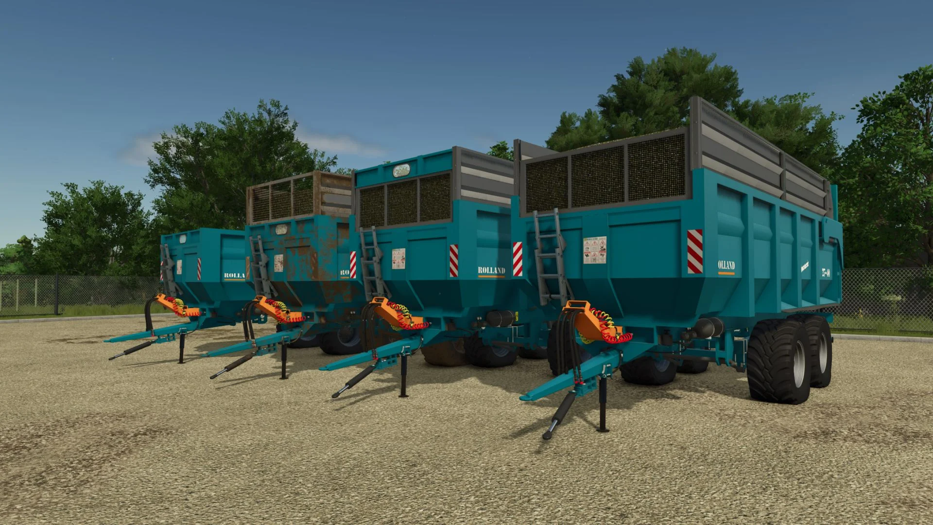 FS25 Rolland Turboclassic 27-40 V2.1 Trailers Mod FS25 Mod Free Download