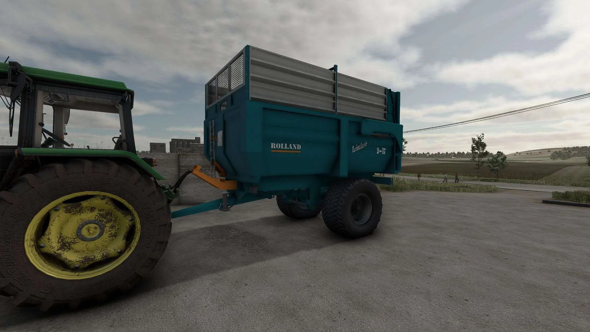 FS25 Rolland TurboClassic 9-17 v1.1.0.2 Trailers Mod FS25 Mod Free Download