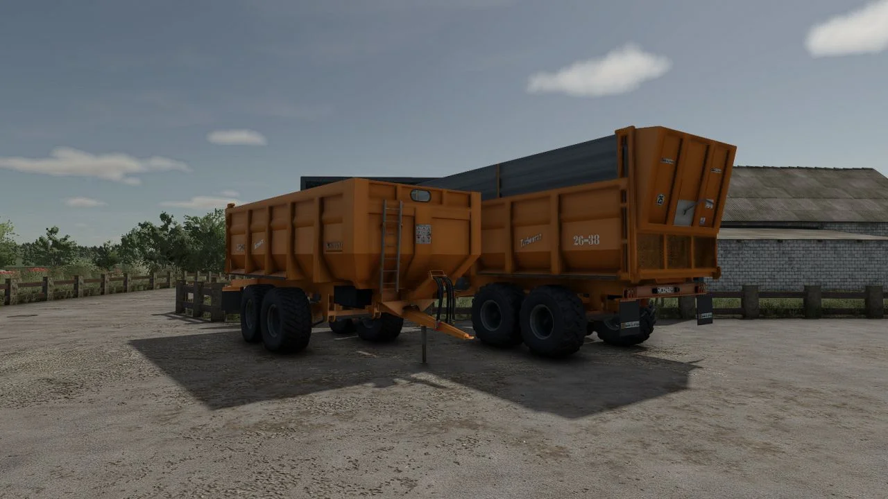 FS25 Rolland TurboVrac 26-38 V1.0 Trailers Mod FS25 Mod Free Download
