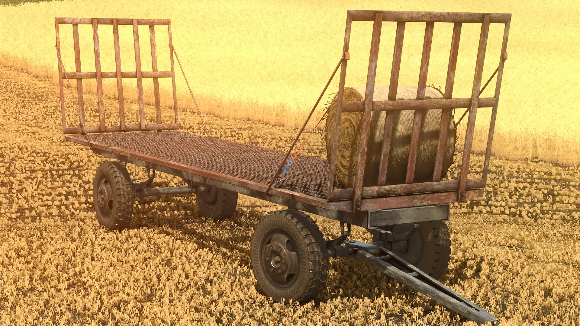 FS25 Romanian bale trailer v1.0 Trailers Mod FS25 Mod Free Download