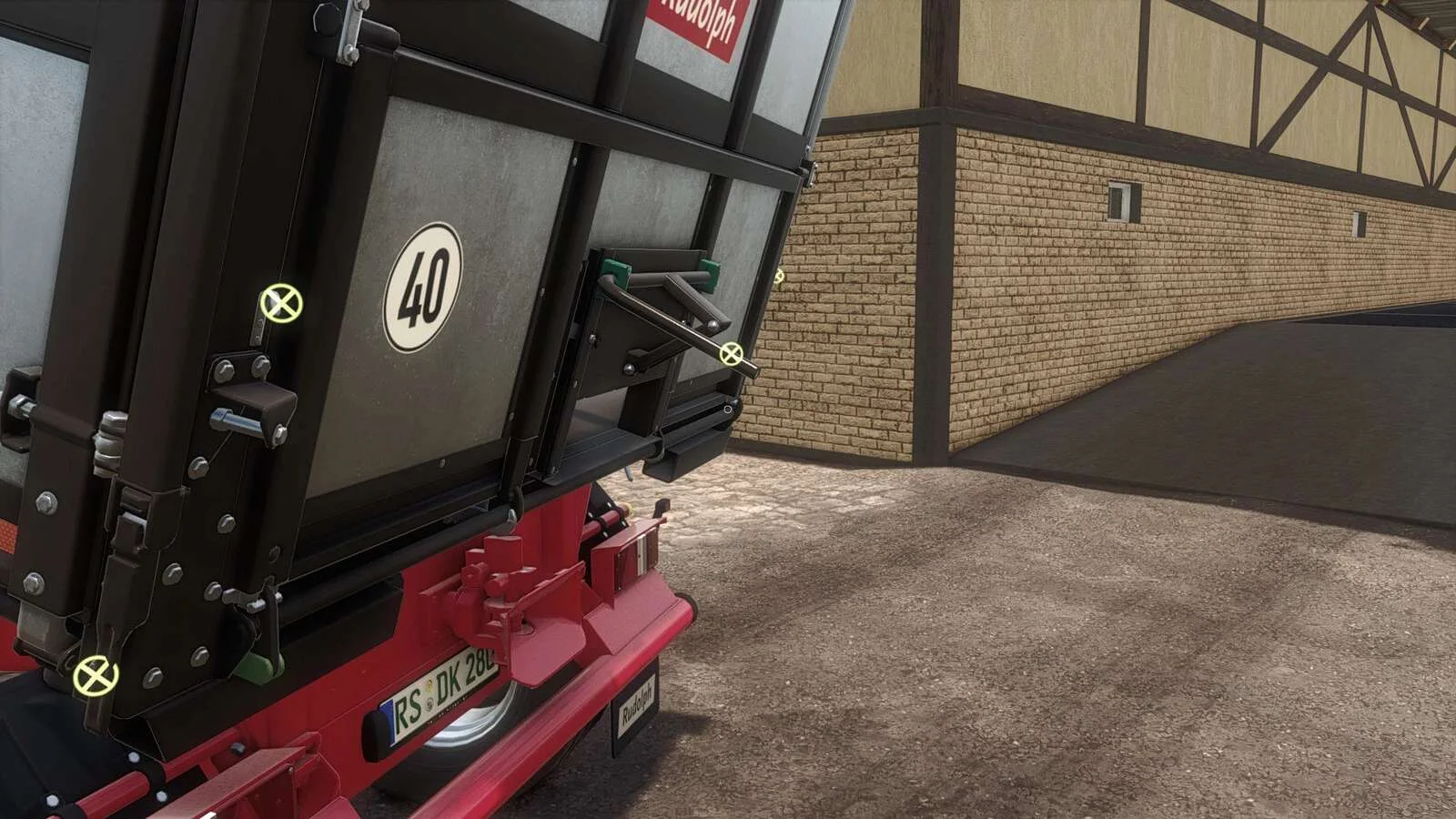 FS25 Rudolph DK 280 RP Realistic v1.0 Trailers Mod FS25 Mod Free Download