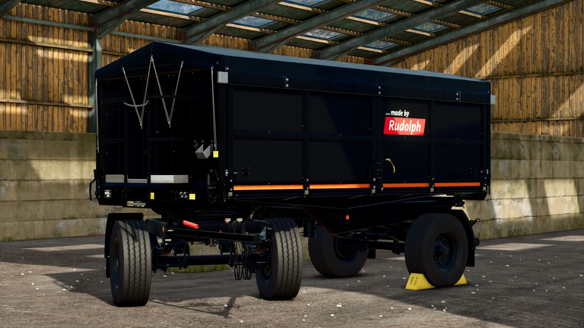 FS25 Rudolph DK280 RP Black Edition V1.0 Trailers Mod FS25 Mod Free Download