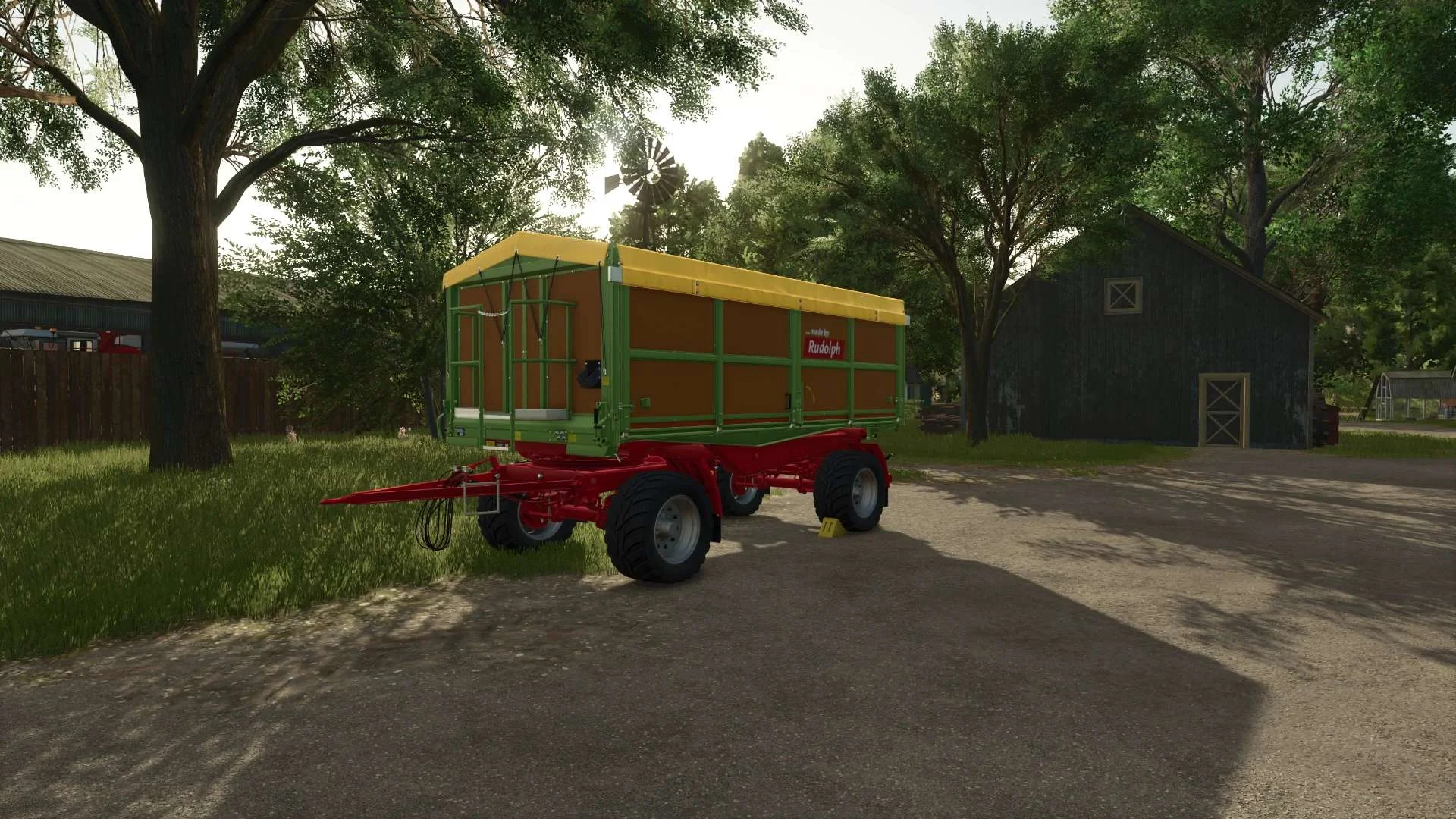 FS25 Rudolph DK280 v1.0 Trailers Mod FS25 Mod Free Download