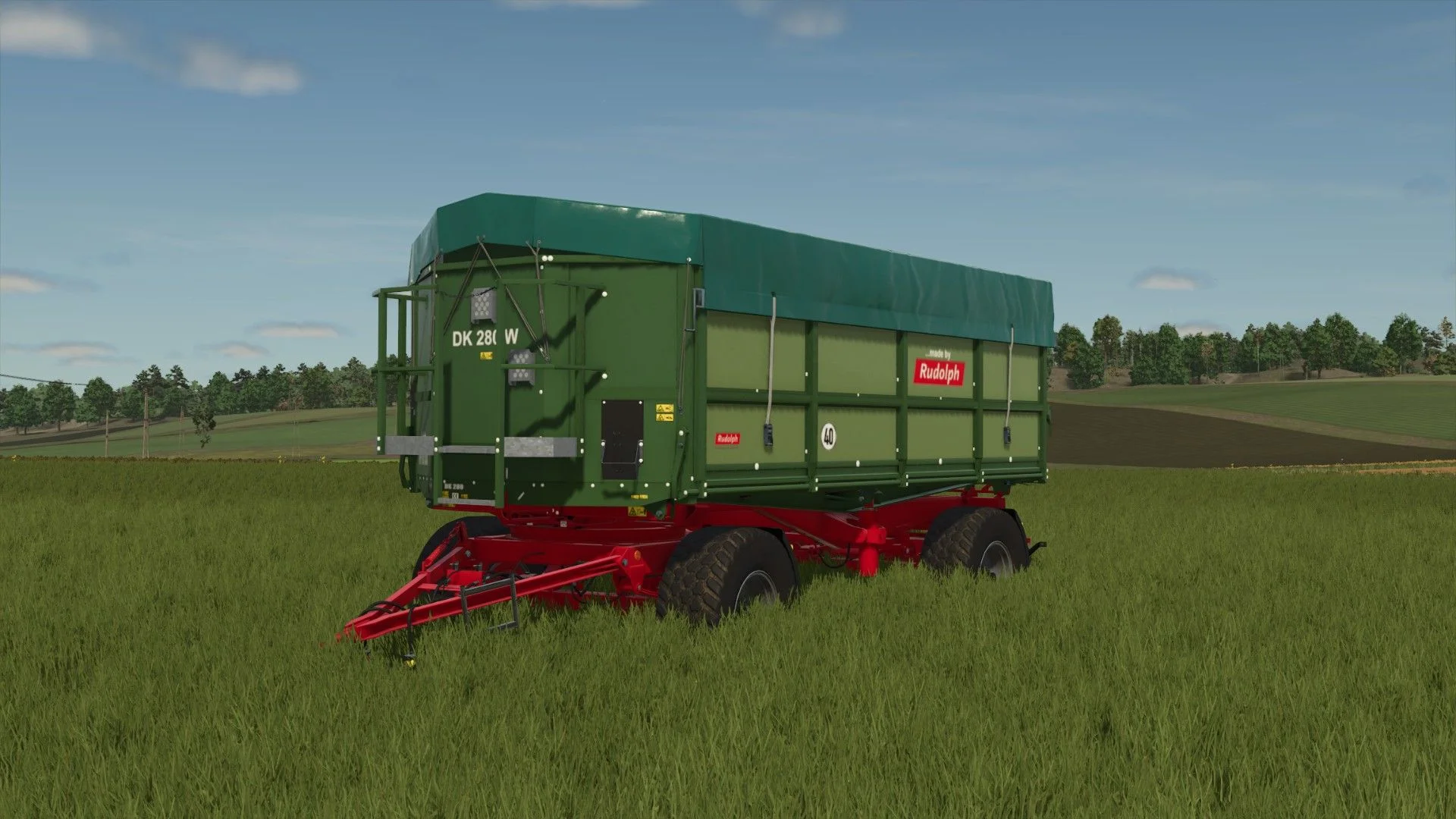 FS25 Rudolph DK280W V1.0 Trailers Mod FS25 Mod Free Download