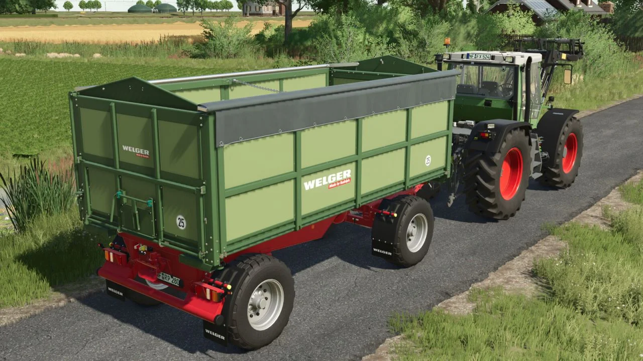 FS25 Rudolph/Welger DK 280 RP V1.1 Trailers Mod FS25 Mod Free Download