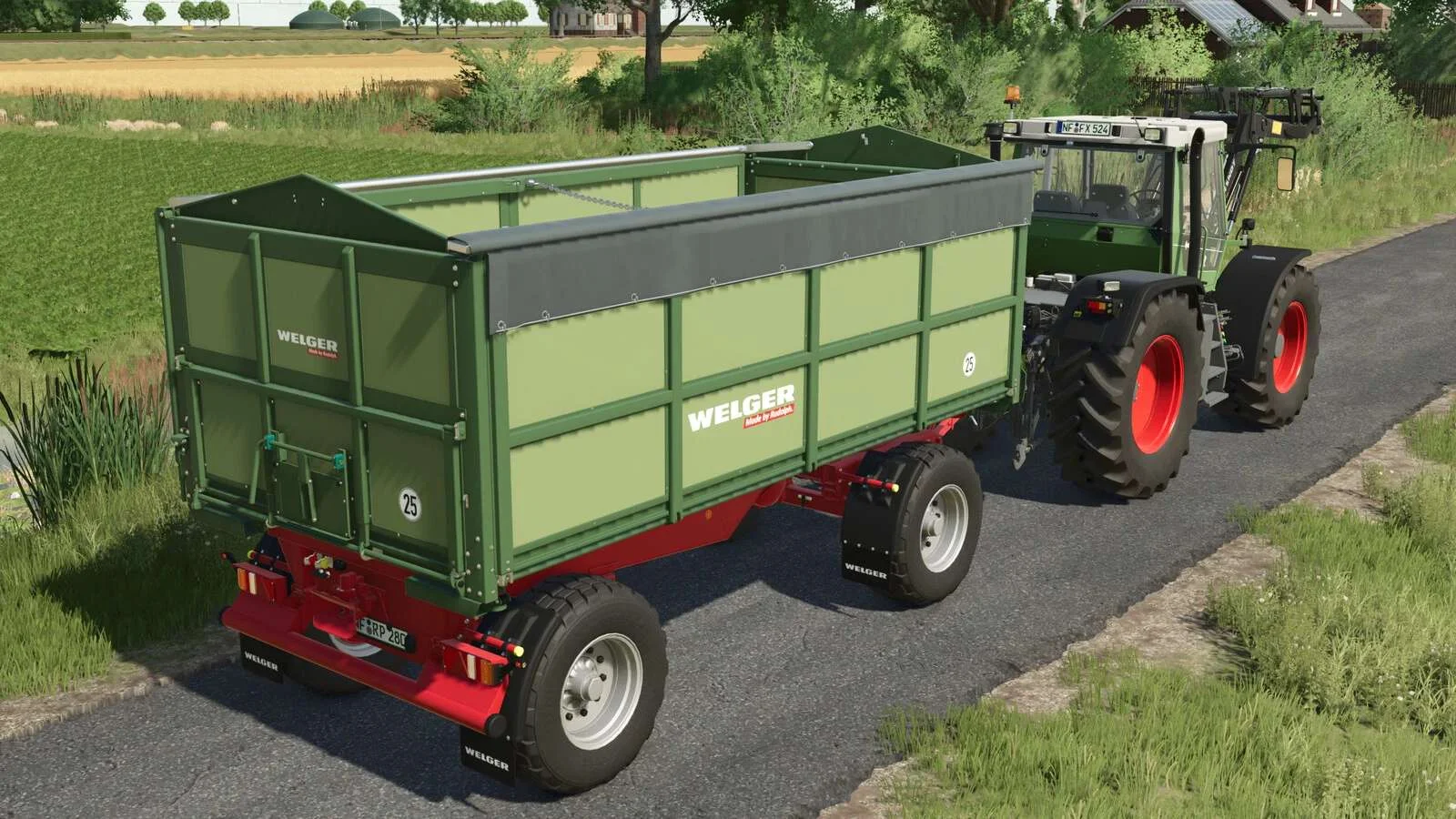 FS25 Rudolph/Welger DK 280 RP v1.2 Trailers Mod FS25 Mod Free Download