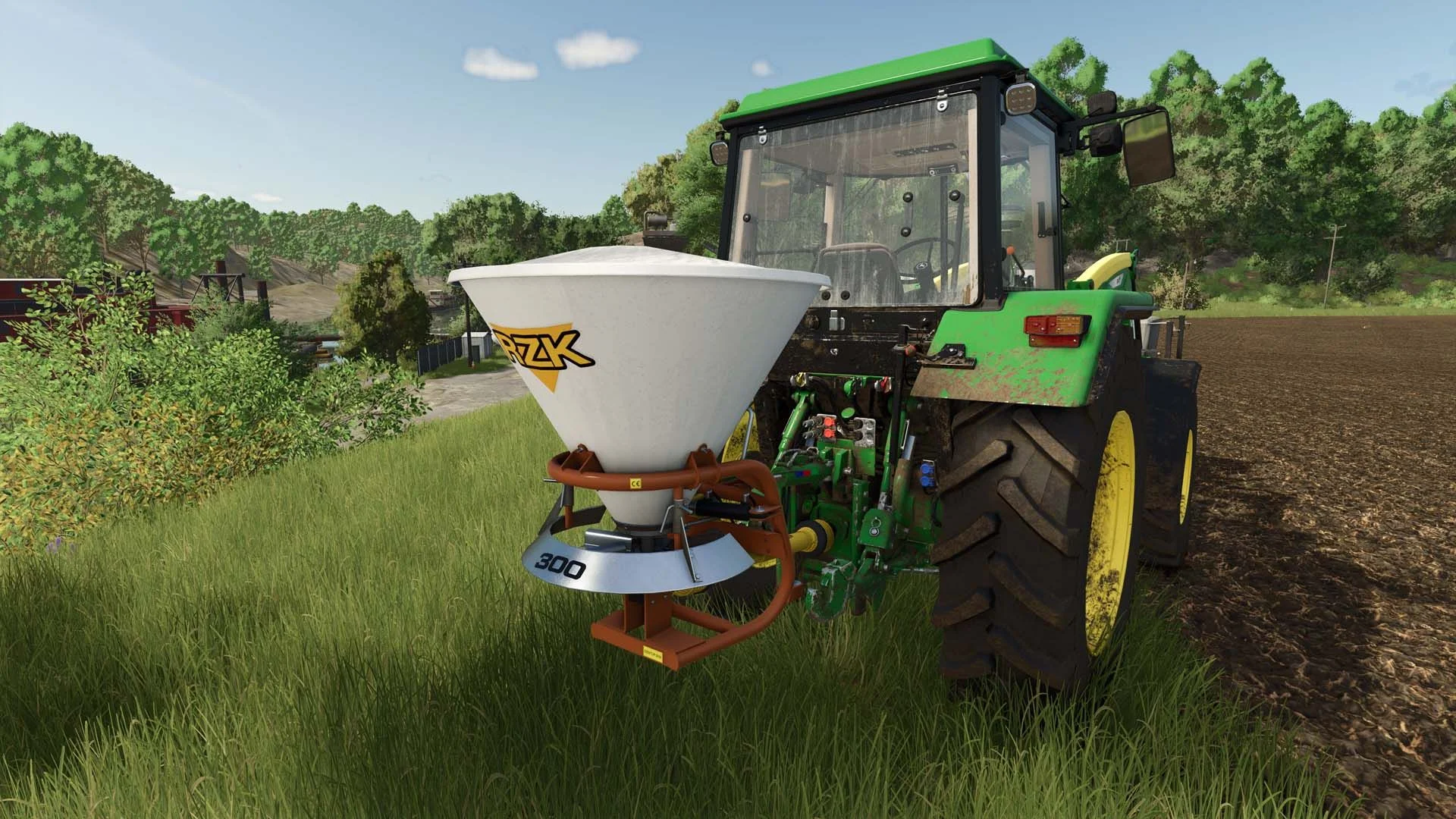 FS25 Salek 300 Spreader With Lime v1.0.0.1 Trailers Mod FS25 Mod Free Download