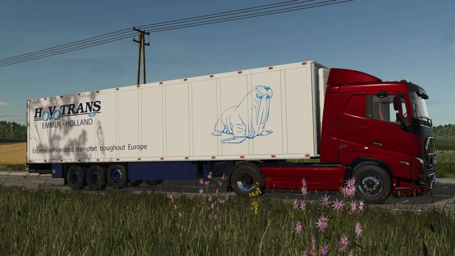 FS25 Schmitz HoVo Transport v1.0.0.2 Trailers Mod FS25 Mod Free Download