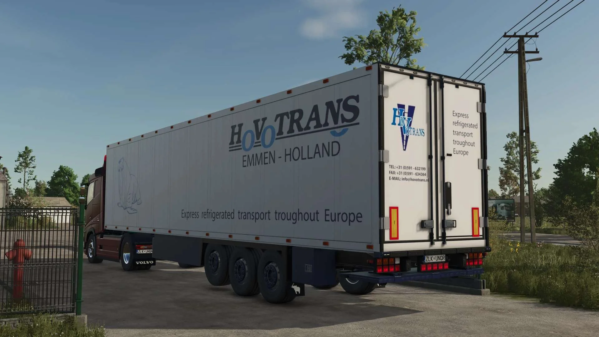 FS25 Schmitz HoVo Transport v1.0 Trailers Mod FS25 Mod Free Download