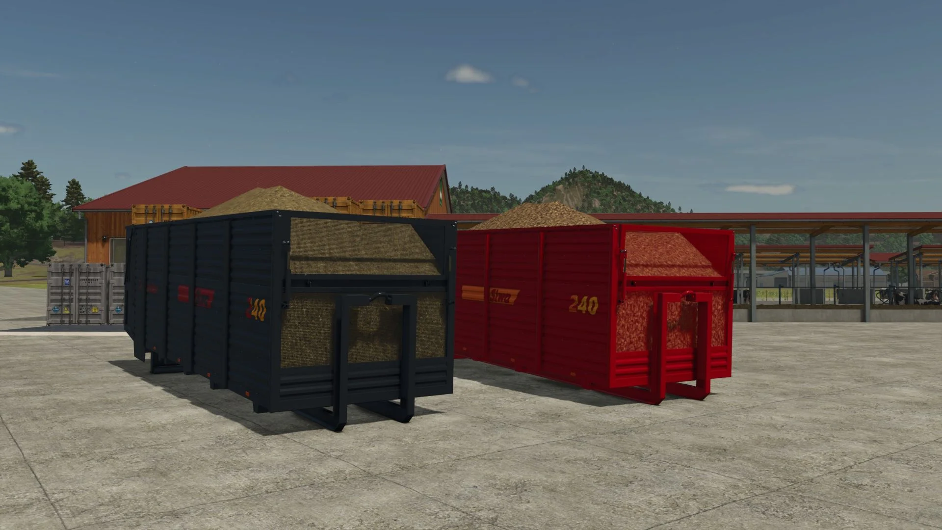 FS25 Schuitemaker Siwa 240 Hooklift Silage Container V1.0.0.1 Trailers Mod FS25 Mod Free Download