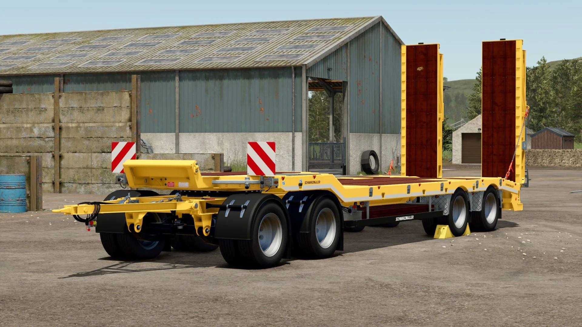 FS25 SCHWARZMUELLER 4A V1.0 Trailers Mod FS25 Mod Free Download