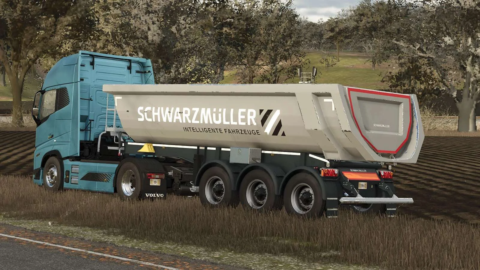 FS25 Schwarzmueller Dumper v1.0.0.1 Trailers Mod FS25 Mod Free Download